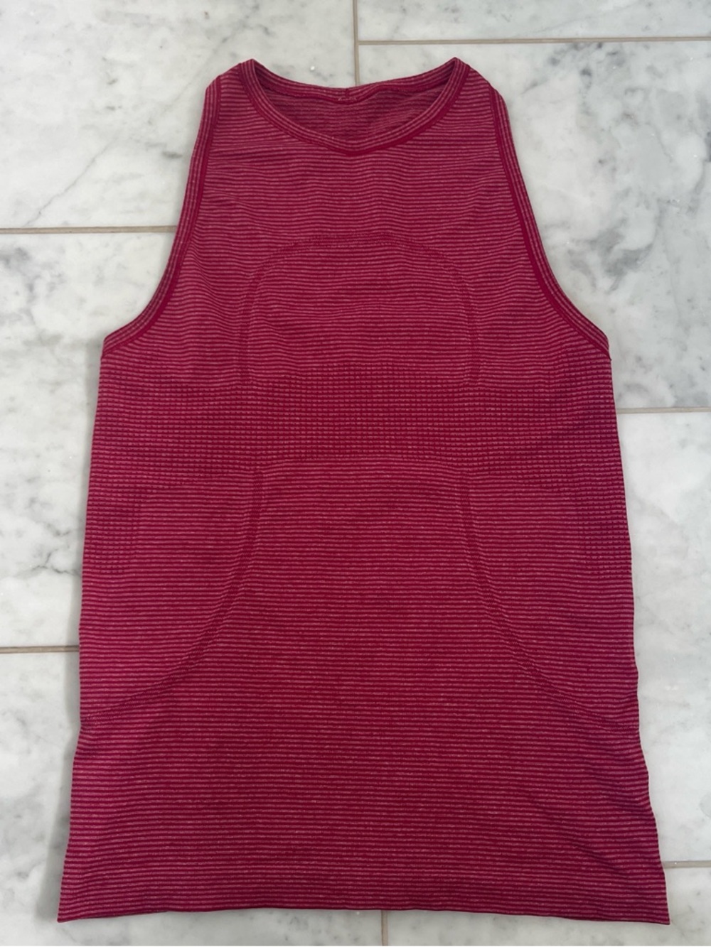 lululemon vintage Pink Striped Tank Top